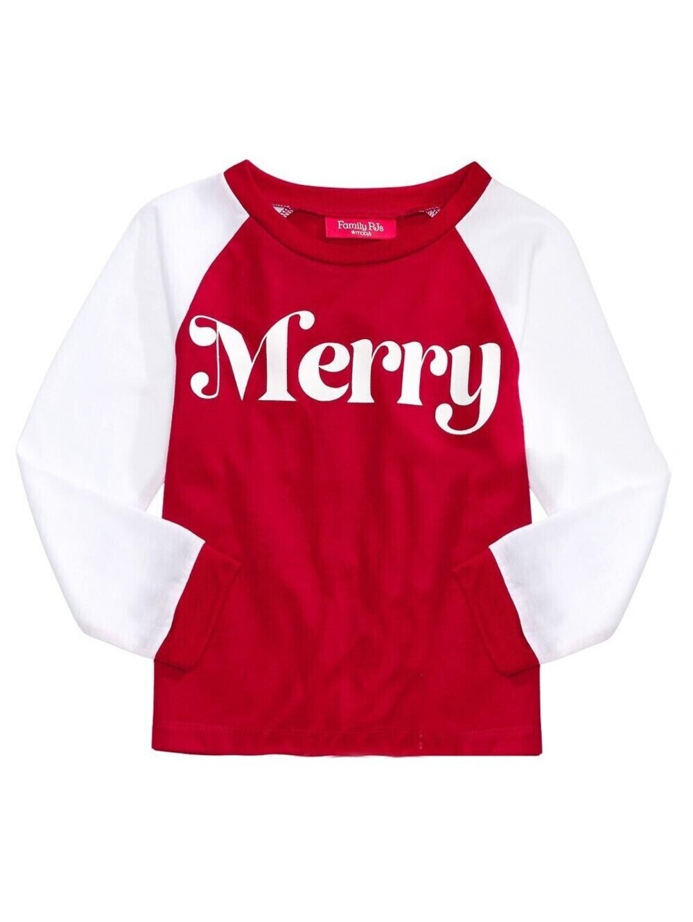 Family Pjs Kids Pajama Top Size 6-7